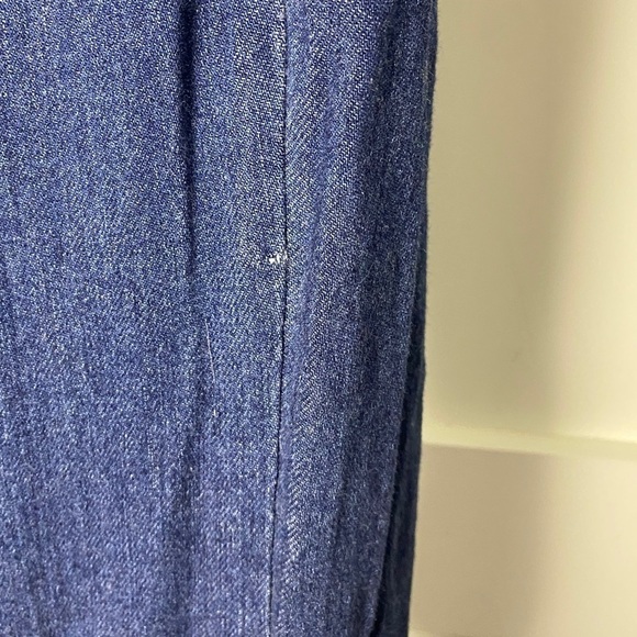 Vibrant Womens 5 Pocket Stretch Fit High Waist Ruched Skinny Denim Blue Jeans M - Picture 8 of 8